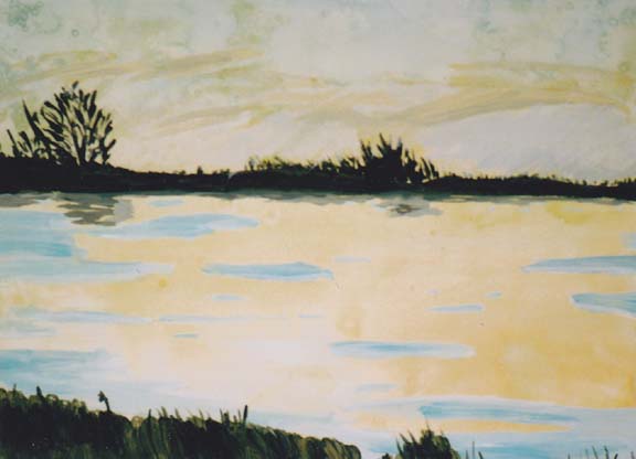 Samantha K., Watercolor Landscape, Grade-8